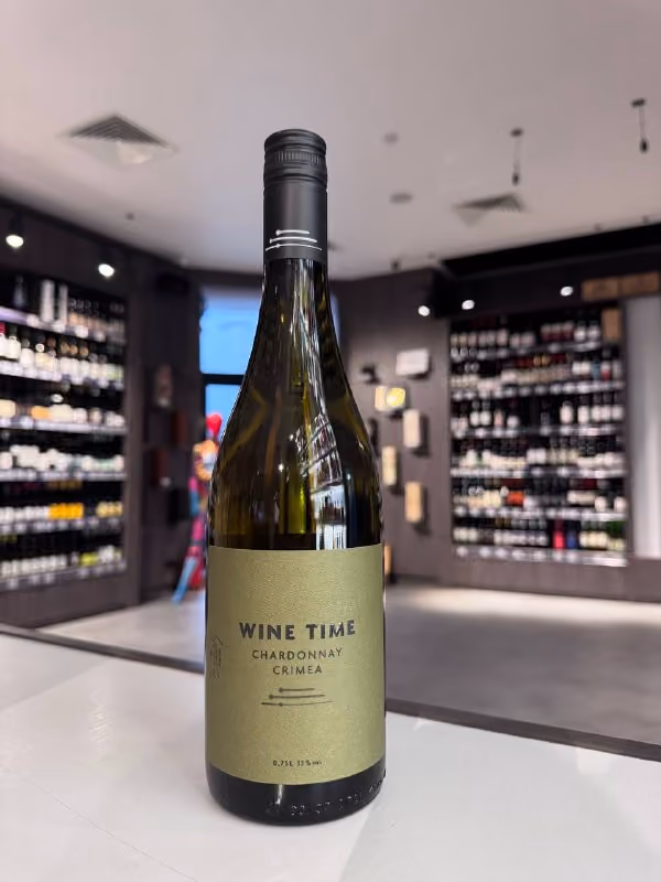 Вино "Wine Time" Chardonnay, Россия, Крым