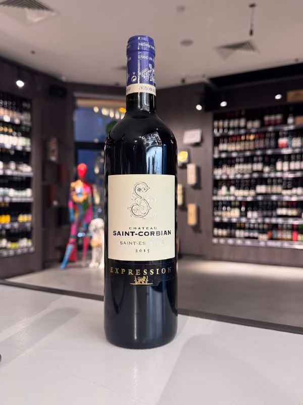 Вино Chateau Saint-Corbian, Saint-Estephe AOC, 2015, Франция, Бордо