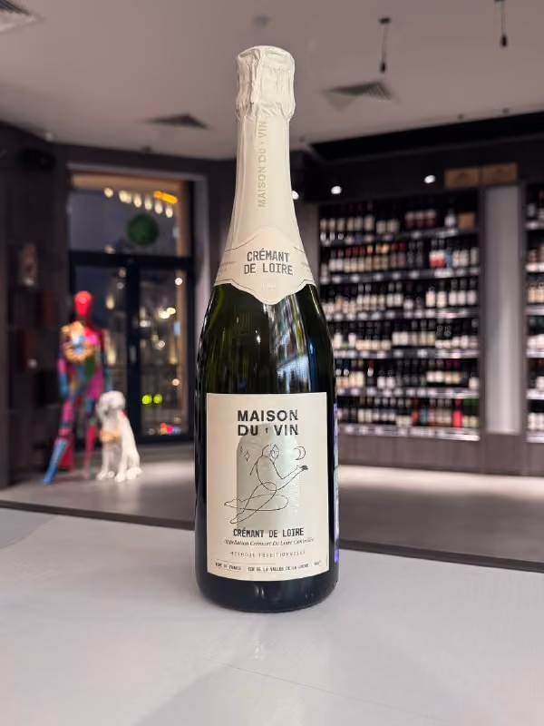 Игристое вино "Maison du Vin" Cremant de Loire AOC Brut, Франция, Долина Луары