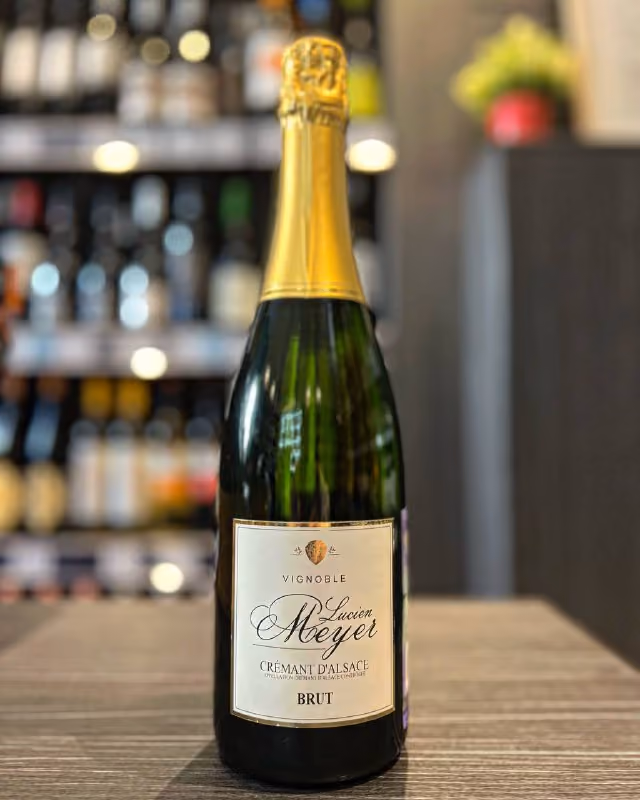 Игристое вино "Lucien Meyer" Brut, Cremant d'Alsace AOC, 2020