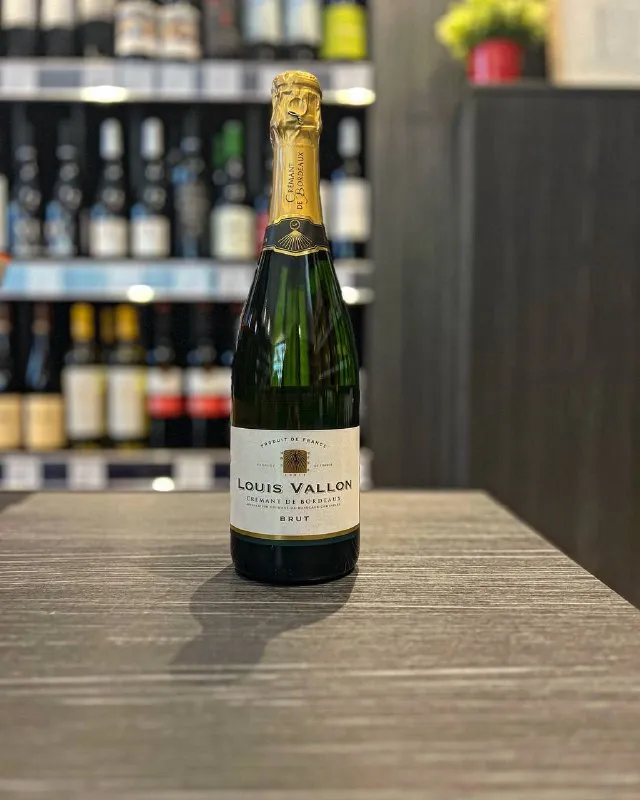 Игристое вино Louis Vallon, Cremant de Bordeaux AOC Brut