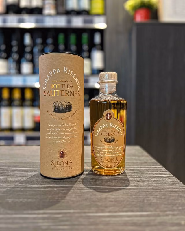 Граппа Sibona, Grappa Riserva Sauternes Wood Finish