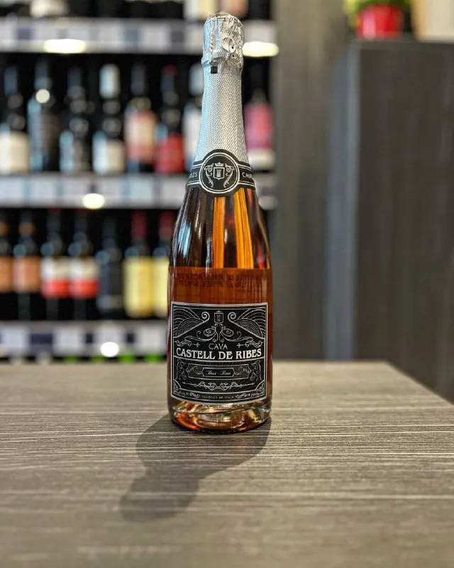 Игристое вино "Castell de Ribes" Brut Rose, Cava DO