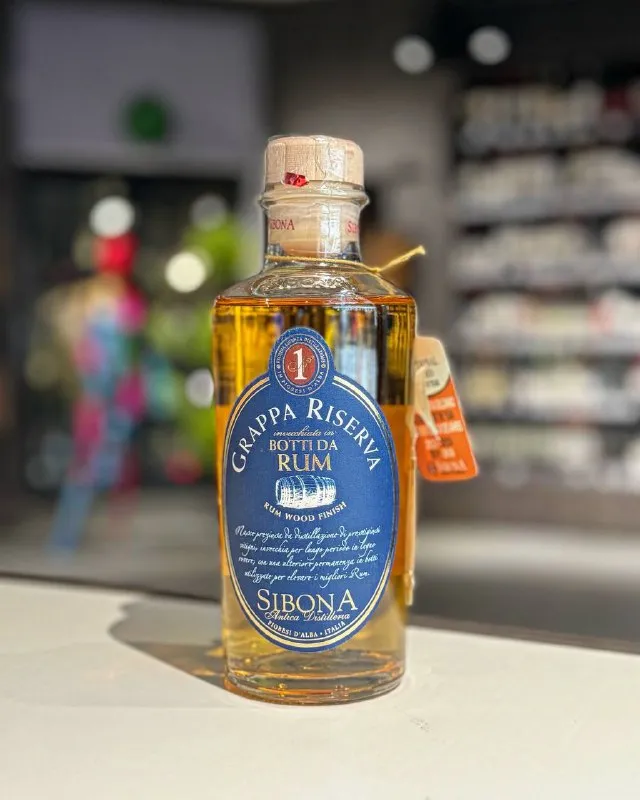 Граппа Sibona, Grappa Riserva Rum Wood Finish