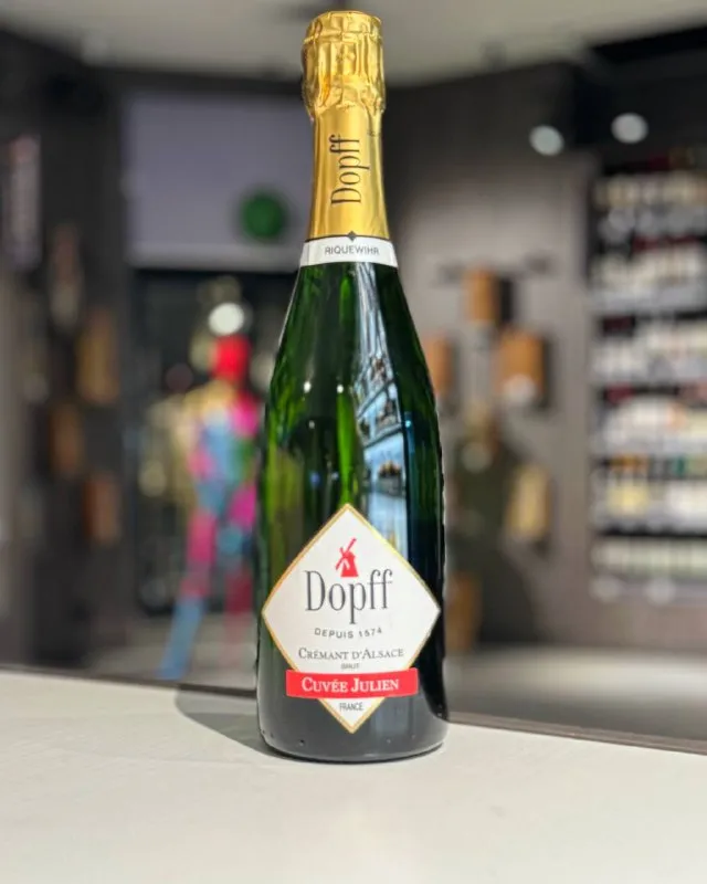 Игристое вино Dopff au Moulin, Cremant d'Alsace "Cuvee Julien" Brut