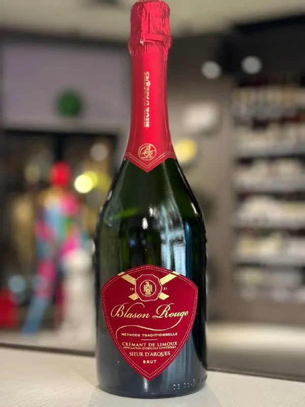 Игристое вино Sieur d'Arques, "Blason Rouge" Cremant Brut, Limoux AOC