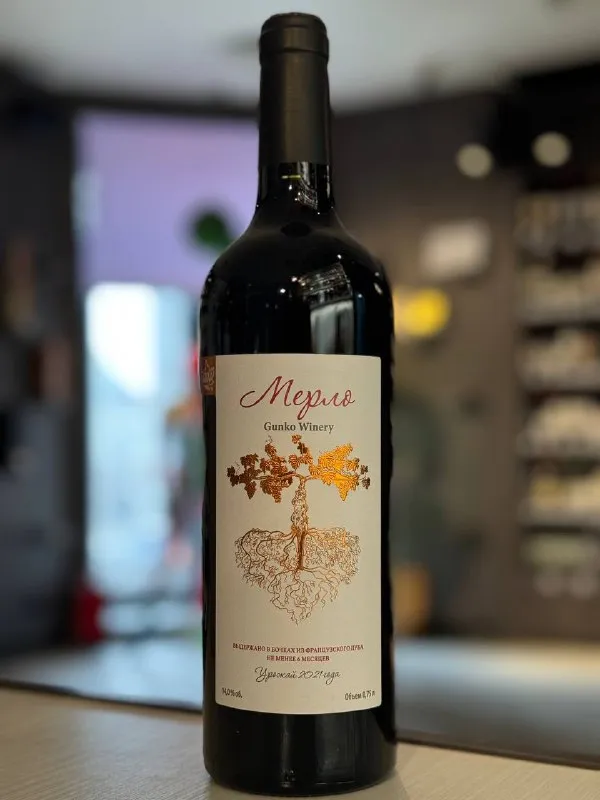 Вино Gunko Winery, Merlot, 2021