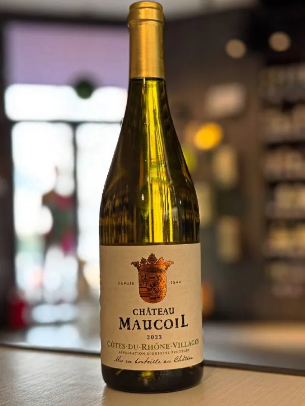 Вино Chateau Maucoil, Cotes du Rhone Villages AOC Rouge, 2023