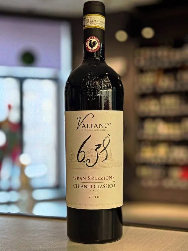 Вино Valiano, "6.38" Gran Selezione, Chianti Classico DOCG, Италия, Тоскана