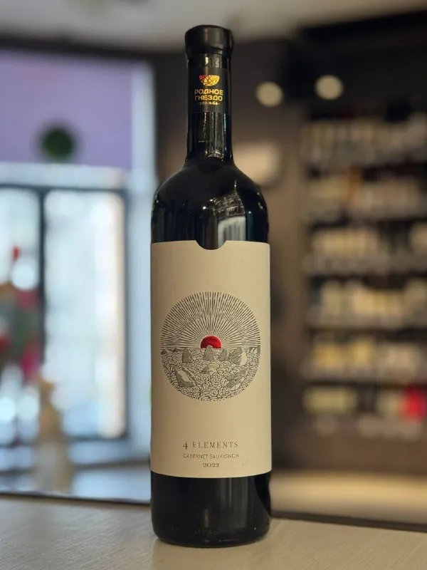 Вино Usadba Rodnoe Gnezdo, "4 Elements" Cabernet Sauvignon, 2022, Россия, Крым