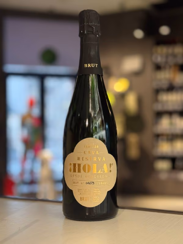 Игристое вино "Hola" Finca Familiar Brut Reserva, Cava DO, Испания, Каталония